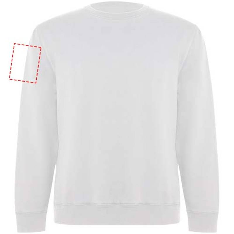 Batian unisex svetr s výstřihem crewneck, bílá, XS Batian unisex svetr s výstřihem crewneck, bílá, XS