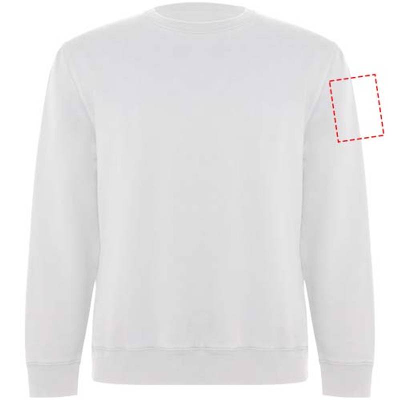 Batian unisex svetr s výstřihem crewneck, bílá, XS Batian unisex svetr s výstřihem crewneck, bílá, XS