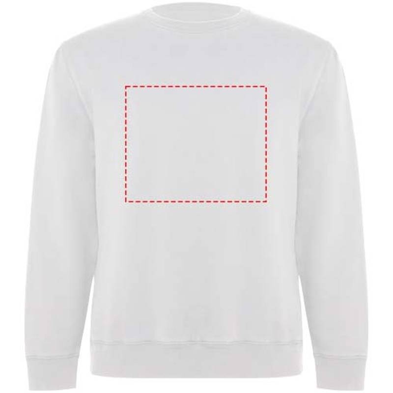 Batian unisex svetr s výstřihem crewneck, bílá, XS Batian unisex svetr s výstřihem crewneck, bílá, XS