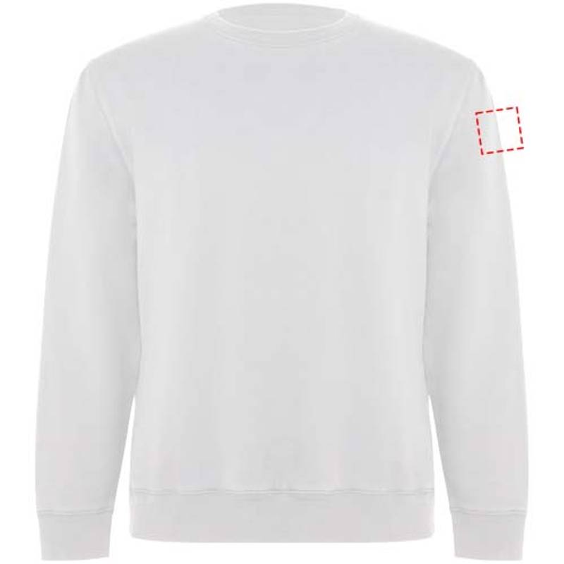 Batian unisex svetr s výstřihem crewneck, bílá, XS Batian unisex svetr s výstřihem crewneck, bílá, XS