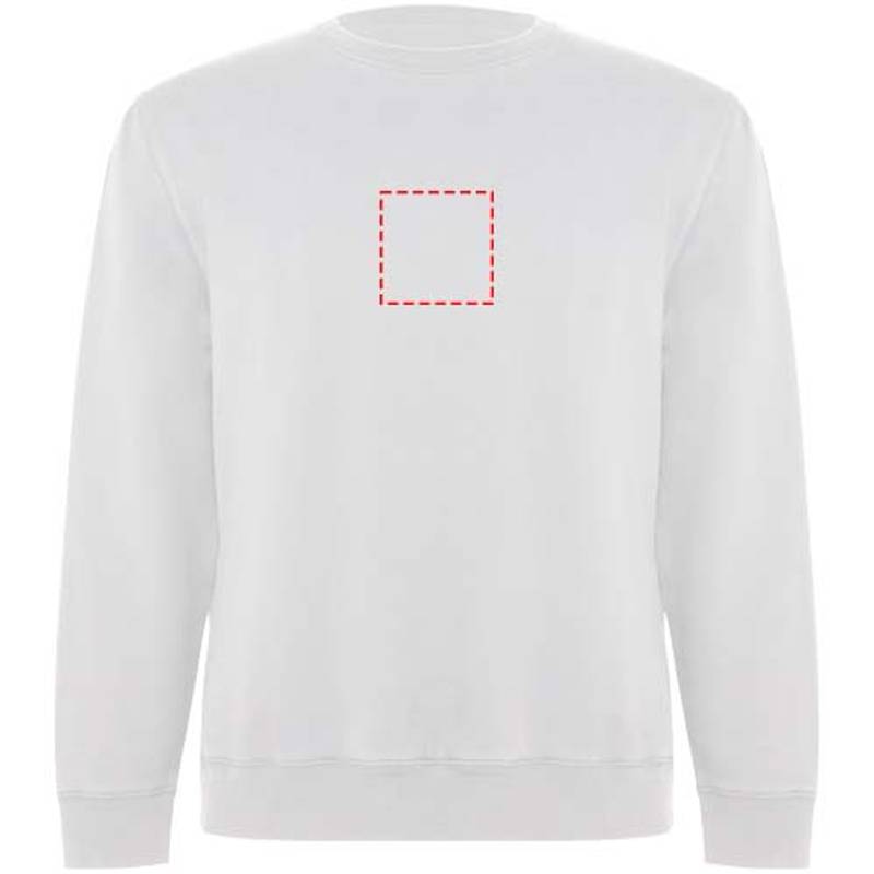 Batian unisex svetr s výstřihem crewneck, bílá, XS Batian unisex svetr s výstřihem crewneck, bílá, XS
