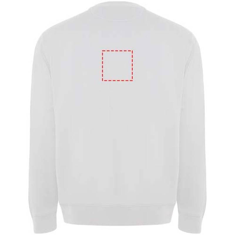 Batian unisex svetr s výstřihem crewneck, bílá, XS Batian unisex svetr s výstřihem crewneck, bílá, XS