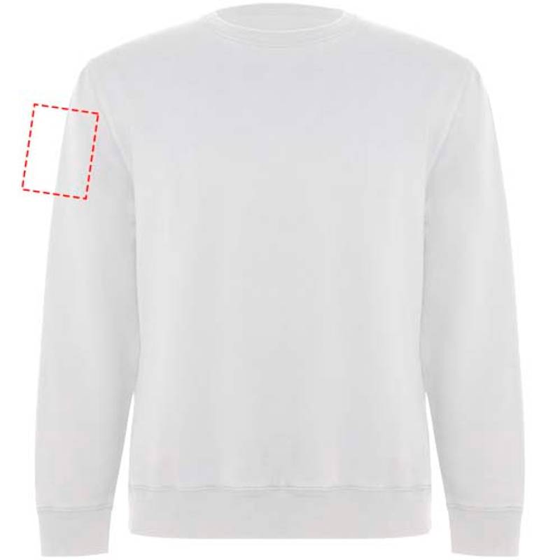 Batian unisex svetr s výstřihem crewneck, bílá, XS Batian unisex svetr s výstřihem crewneck, bílá, XS