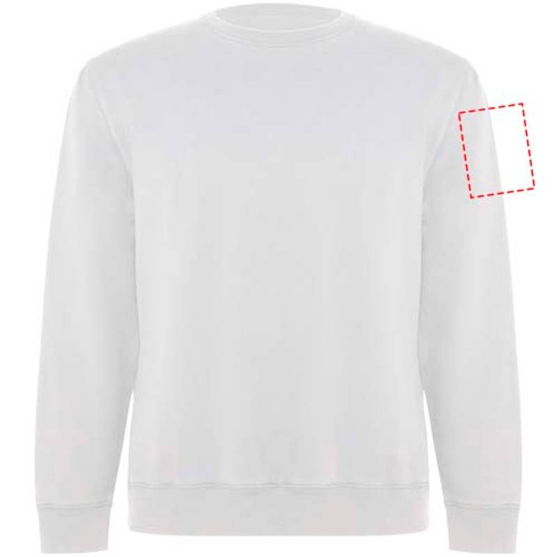 Batian unisex svetr s výstřihem crewneck, bílá, XS Batian unisex svetr s výstřihem crewneck, bílá, XS