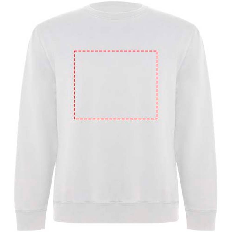 Batian unisex svetr s výstřihem crewneck, bílá, XS Batian unisex svetr s výstřihem crewneck, bílá, XS