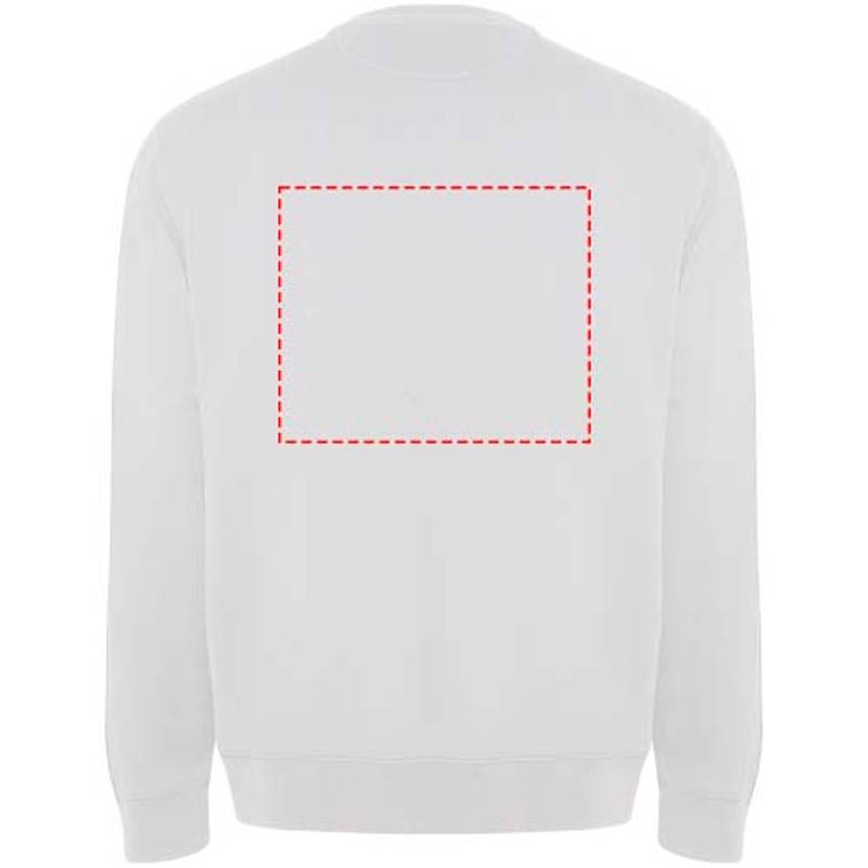 Batian unisex svetr s výstřihem crewneck, bílá, XS Batian unisex svetr s výstřihem crewneck, bílá, XS