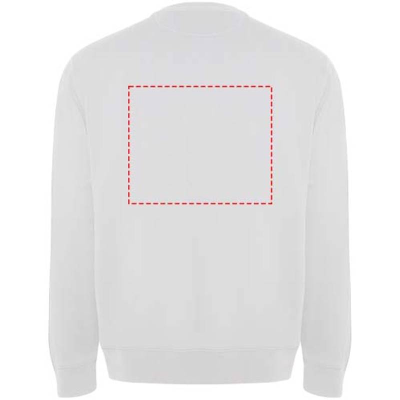 Batian unisex svetr s výstřihem crewneck, bílá, XS Batian unisex svetr s výstřihem crewneck, bílá, XS