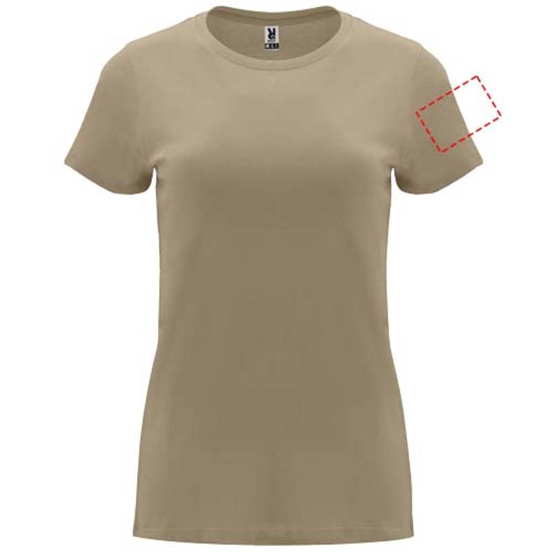 Capri dámske tričko s krátkym rukávom, biela, S Capri dámske tričko s krátkym rukávom, biela, S