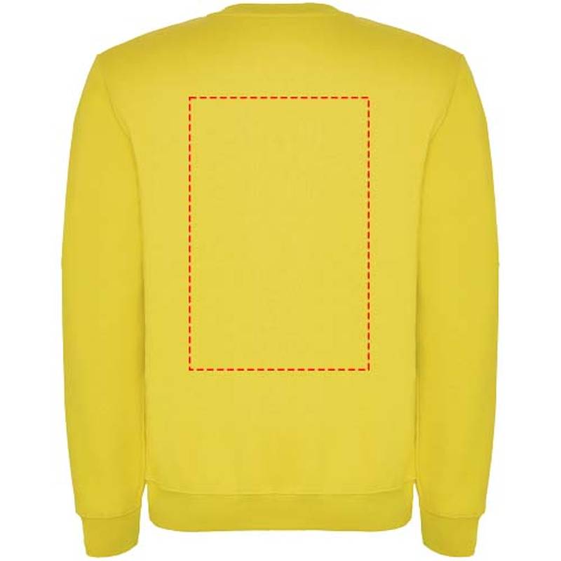 Clasica unisex svetr s výstřihem crewneck, Žlutá, XS Clasica unisex svetr s výstřihem crewneck, Žlutá, XS