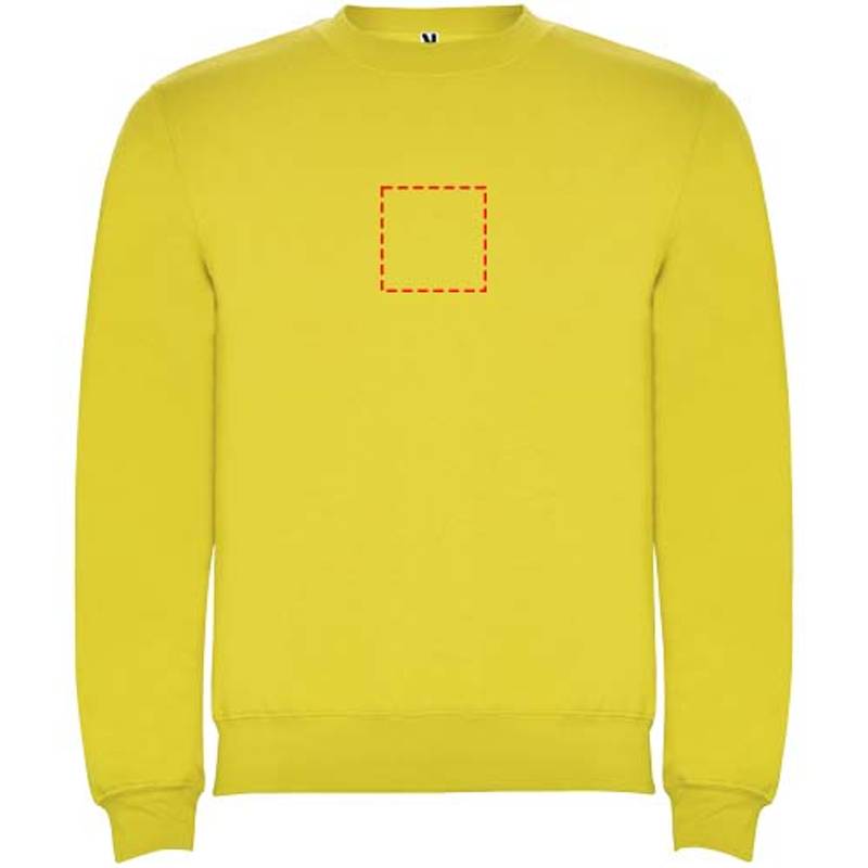 Clasica unisex svetr s výstřihem crewneck, Žlutá, XS Clasica unisex svetr s výstřihem crewneck, Žlutá, XS