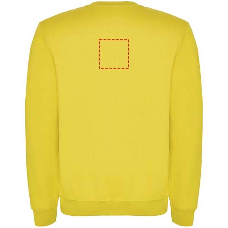 Clasica unisex svetr s výstřihem crewneck, Žlutá, XS Clasica unisex svetr s výstřihem crewneck, Žlutá, XS