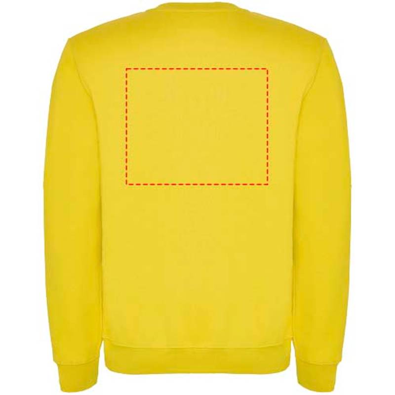 Clasica unisex svetr s výstřihem crewneck, Žlutá, XS Clasica unisex svetr s výstřihem crewneck, Žlutá, XS