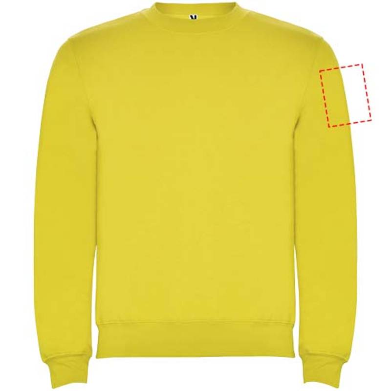 Clasica unisex svetr s výstřihem crewneck, Žlutá, XS Clasica unisex svetr s výstřihem crewneck, Žlutá, XS