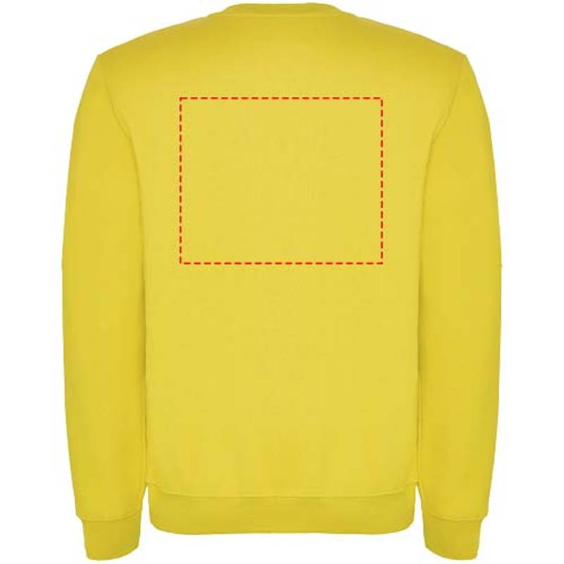 Clasica unisex svetr s výstřihem crewneck, Žlutá, XS Clasica unisex svetr s výstřihem crewneck, Žlutá, XS