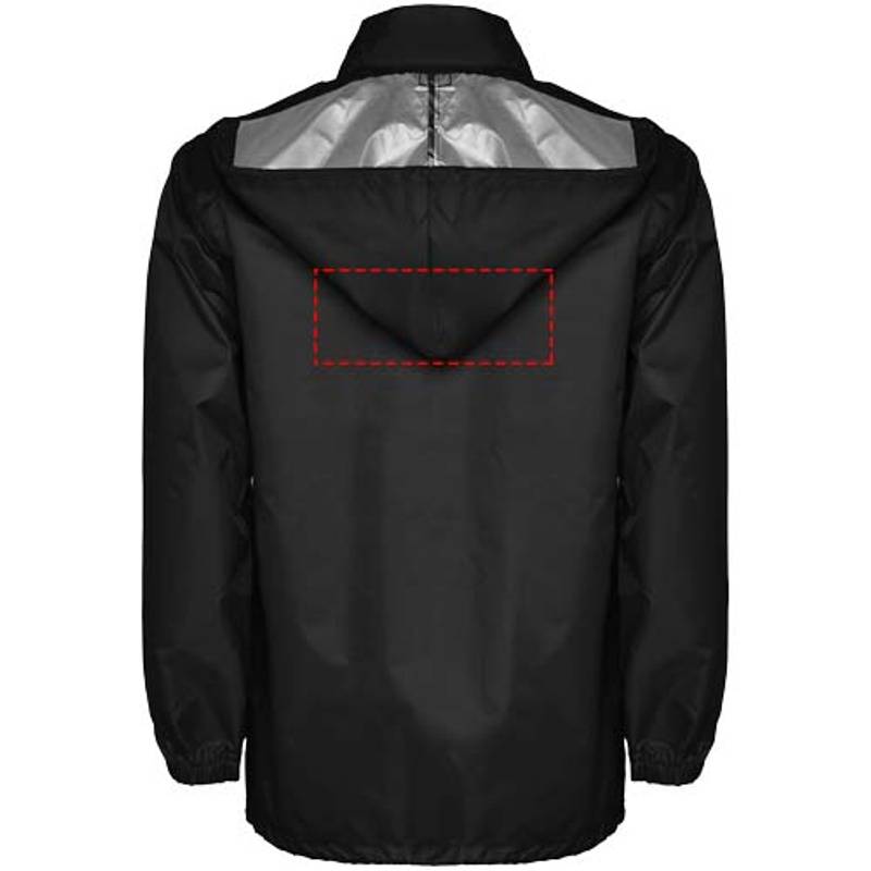 Escocia unisex nepromokavá bunda, čierna, S Escocia unisex nepromokavá bunda, čierna, S