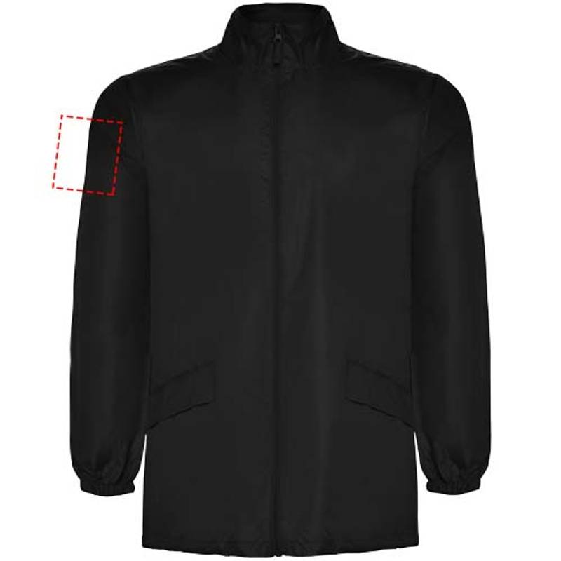 Escocia unisex nepromokavá bunda, čierna, S Escocia unisex nepromokavá bunda, čierna, S