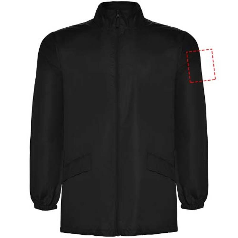 Escocia unisex nepromokavá bunda, čierna, S Escocia unisex nepromokavá bunda, čierna, S