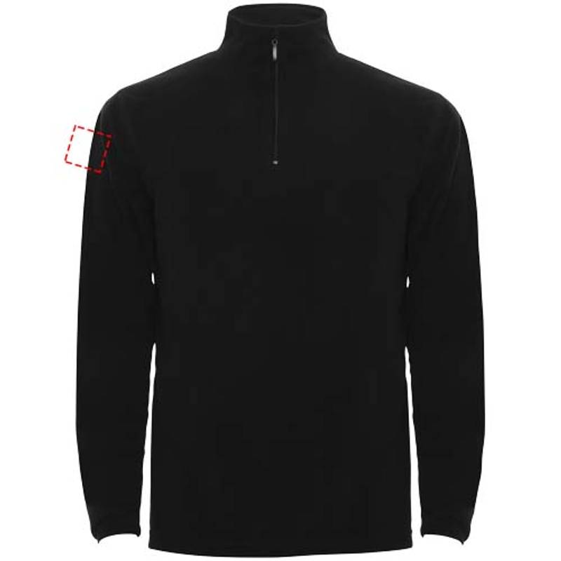 Himalaya pánska flísová bunda so štvrťkovým zipsom, čierna, S Himalaya pánska flísová bunda so štvrťkovým zipsom, čierna, S