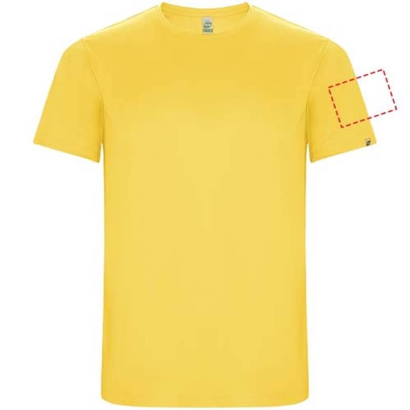 Imola pánské sportovní tričko s krátkým rukávem, Žlutá, S Imola pánské sportovní tričko s krátkým rukávem, Žlutá, S