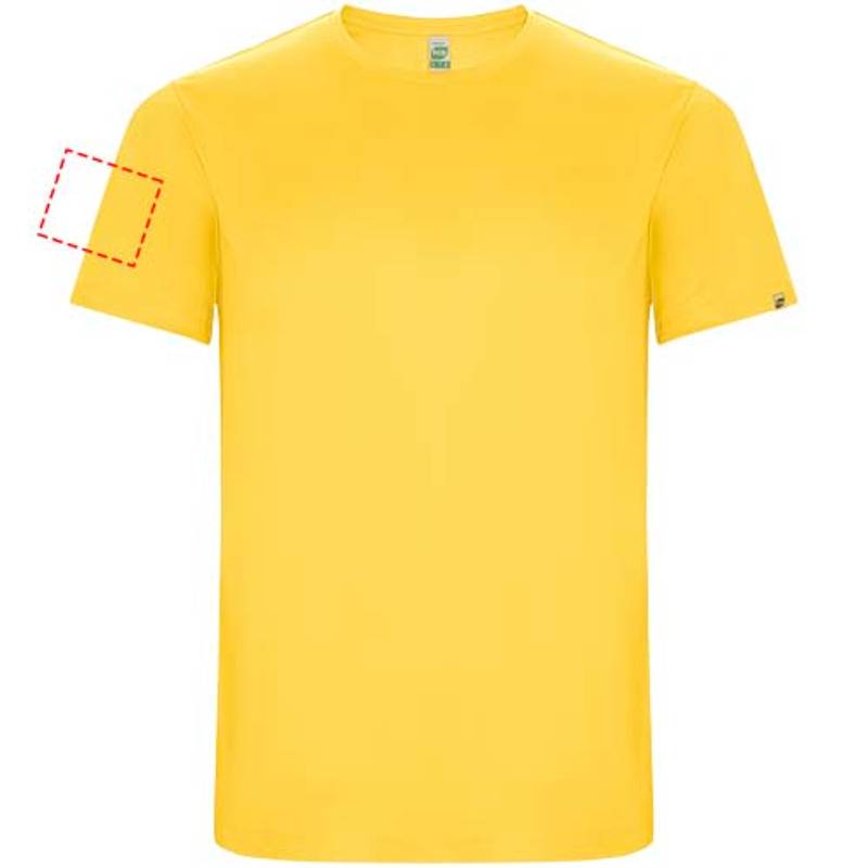 Imola pánské sportovní tričko s krátkým rukávem, Žlutá, S Imola pánské sportovní tričko s krátkým rukávem, Žlutá, S