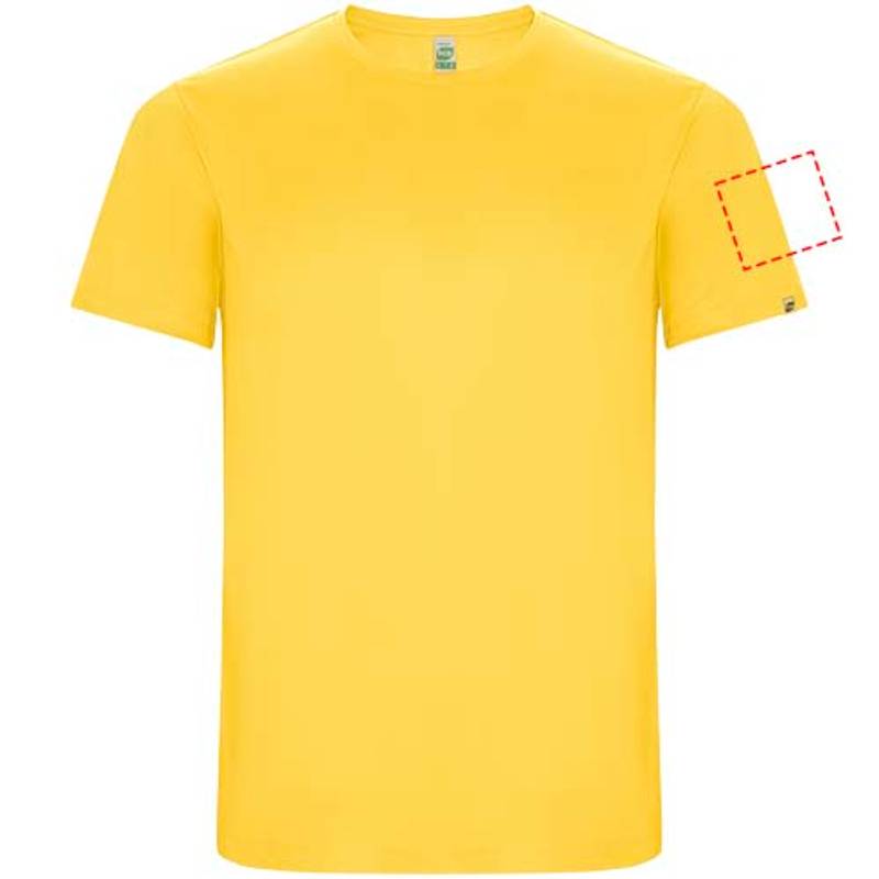 Imola pánské sportovní tričko s krátkým rukávem, Žlutá, S Imola pánské sportovní tričko s krátkým rukávem, Žlutá, S