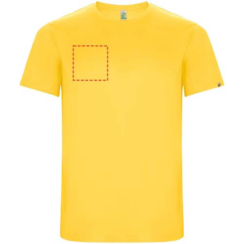 Imola pánské sportovní tričko s krátkým rukávem, Žlutá, S Imola pánské sportovní tričko s krátkým rukávem, Žlutá, S