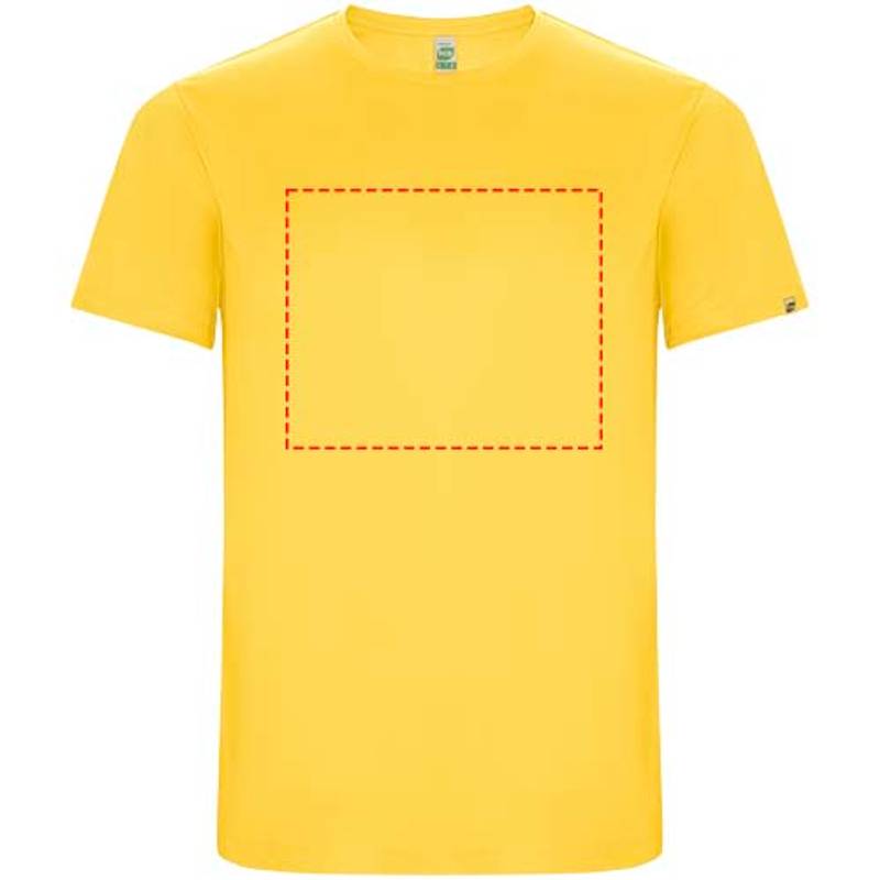 Imola pánské sportovní tričko s krátkým rukávem, Žlutá, S Imola pánské sportovní tričko s krátkým rukávem, Žlutá, S