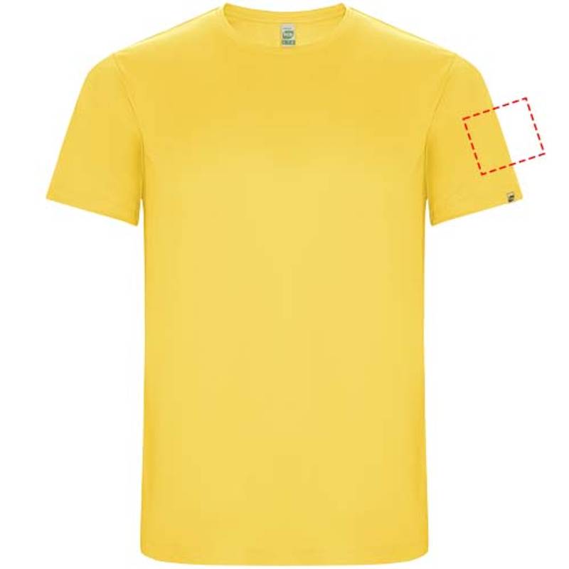 Imola pánské sportovní tričko s krátkým rukávem, Žlutá, S Imola pánské sportovní tričko s krátkým rukávem, Žlutá, S
