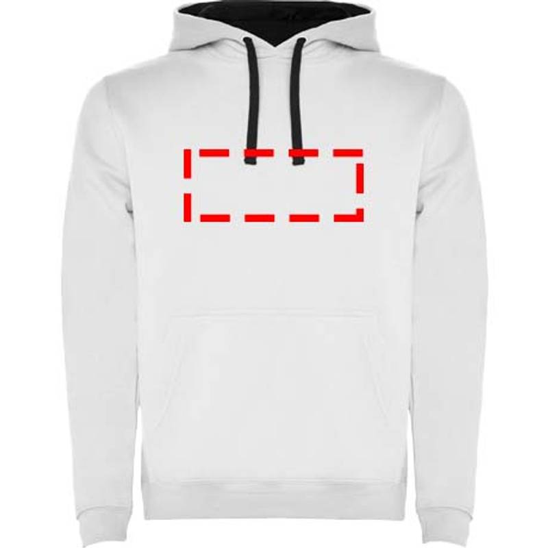 Urban detská mikina s kapucňou, biela - modrá Navy, 3/4 Urban detská mikina s kapucňou, biela - modrá Navy, 3/4