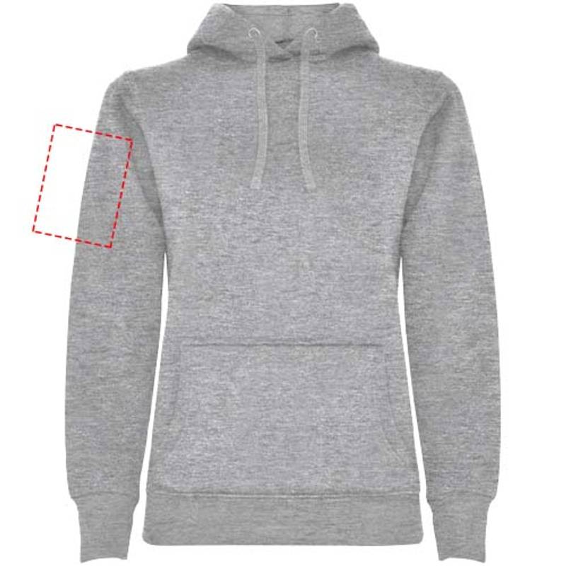 Urban dámska mikina s kapucňou, sivá Marl, S Urban dámska mikina s kapucňou, sivá Marl, S