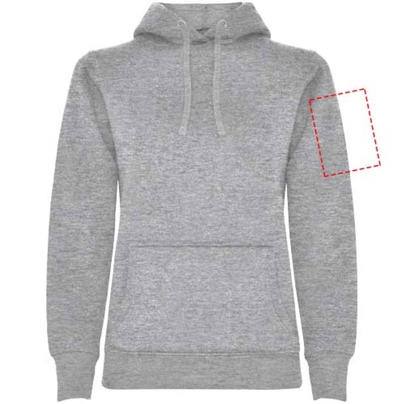 Urban dámska mikina s kapucňou, sivá Marl, S Urban dámska mikina s kapucňou, sivá Marl, S