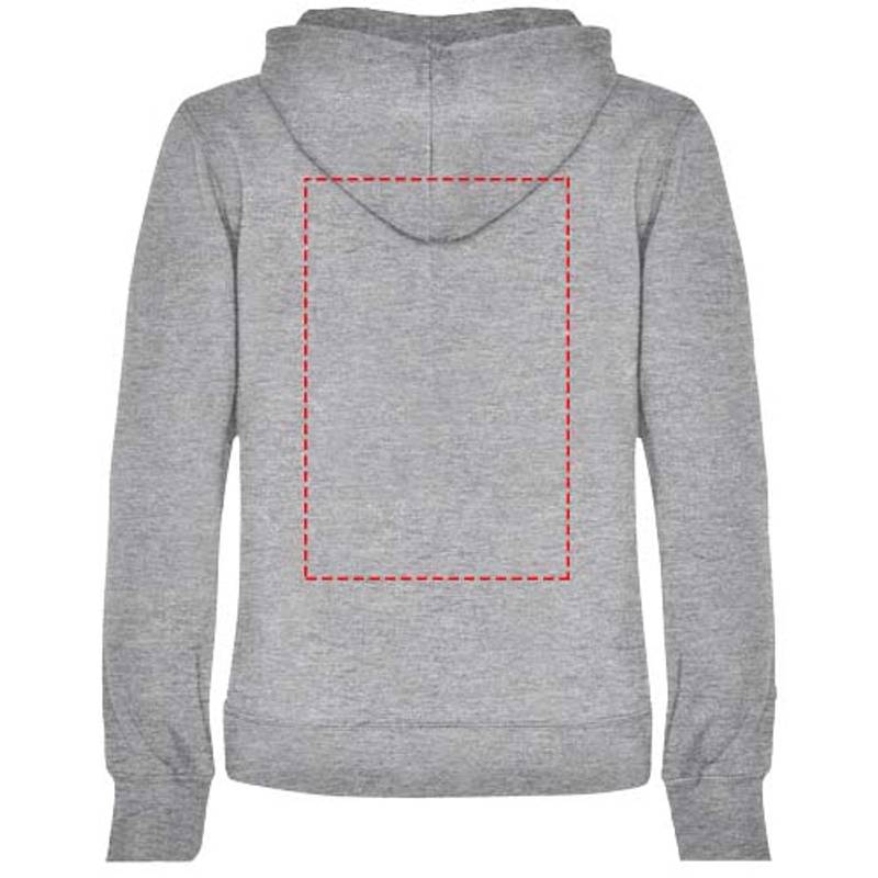 Urban dámska mikina s kapucňou, sivá Marl, S Urban dámska mikina s kapucňou, sivá Marl, S