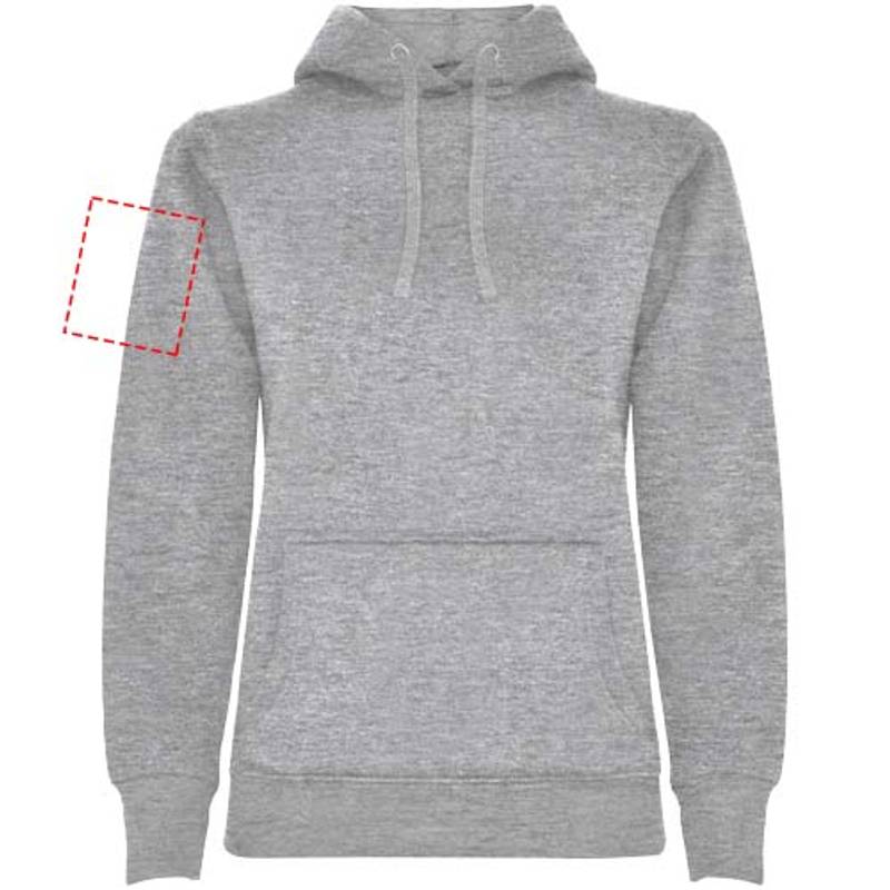 Urban dámska mikina s kapucňou, sivá Marl, S Urban dámska mikina s kapucňou, sivá Marl, S
