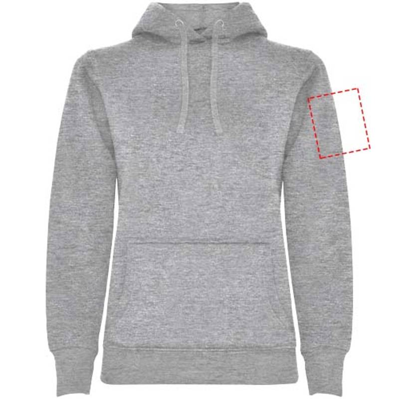 Urban dámska mikina s kapucňou, sivá Marl, S Urban dámska mikina s kapucňou, sivá Marl, S