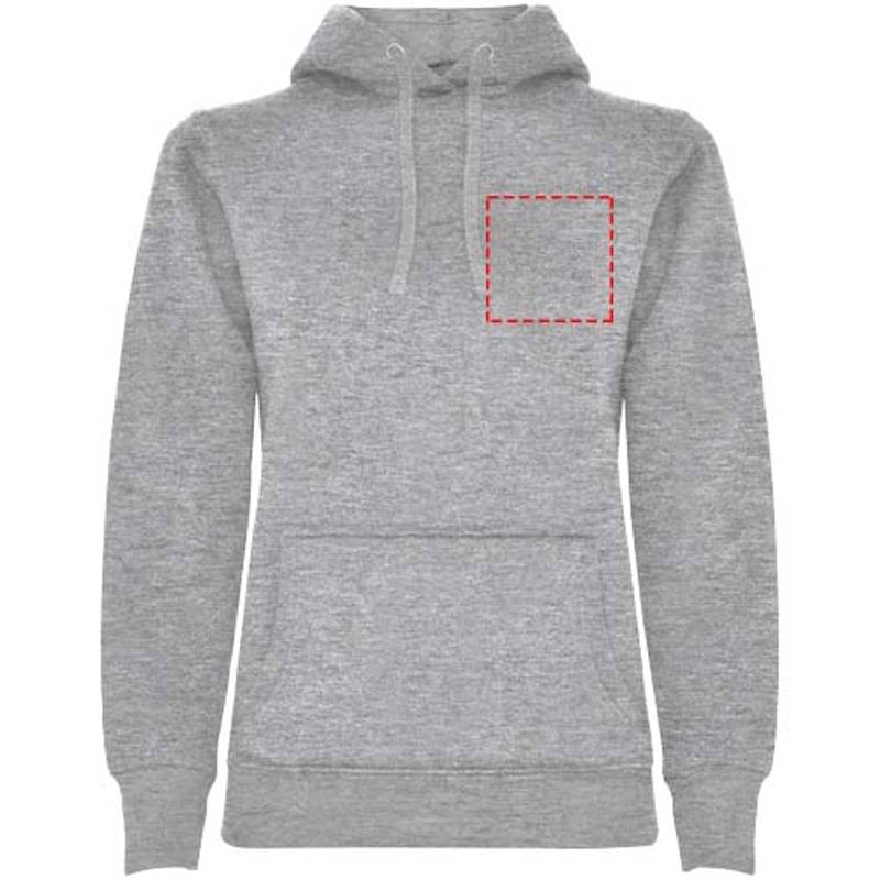 Urban dámska mikina s kapucňou, sivá Marl, S Urban dámska mikina s kapucňou, sivá Marl, S