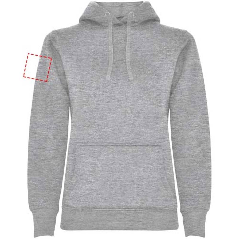 Urban dámska mikina s kapucňou, sivá Marl, S Urban dámska mikina s kapucňou, sivá Marl, S