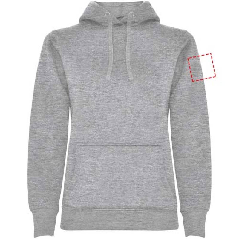 Urban dámska mikina s kapucňou, sivá Marl, S Urban dámska mikina s kapucňou, sivá Marl, S