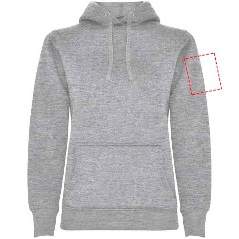 Urban dámska mikina s kapucňou, sivá Marl, S Urban dámska mikina s kapucňou, sivá Marl, S