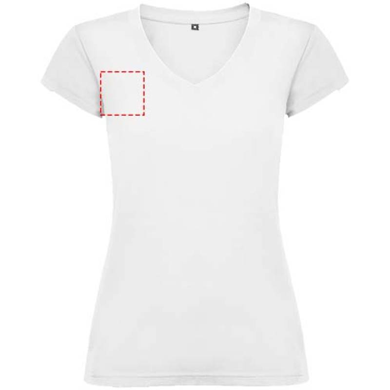 Victoria dámske tričko s krátkym rukávom a výstrihom do V, biela, S Victoria dámske tričko s krátkym rukávom a výstrihom do V, biela, S