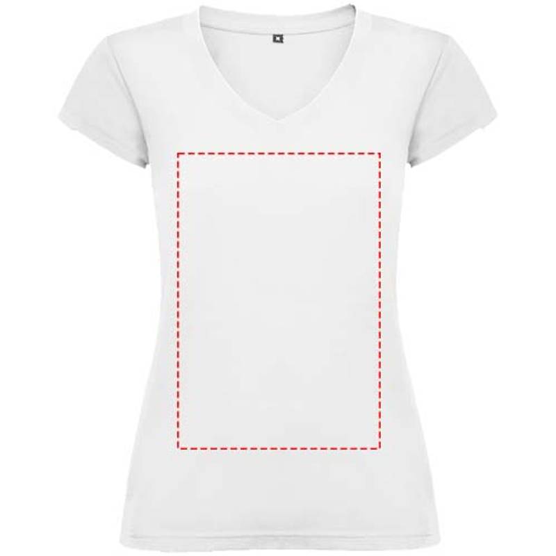 Victoria dámske tričko s krátkym rukávom a výstrihom do V, biela, S Victoria dámske tričko s krátkym rukávom a výstrihom do V, biela, S