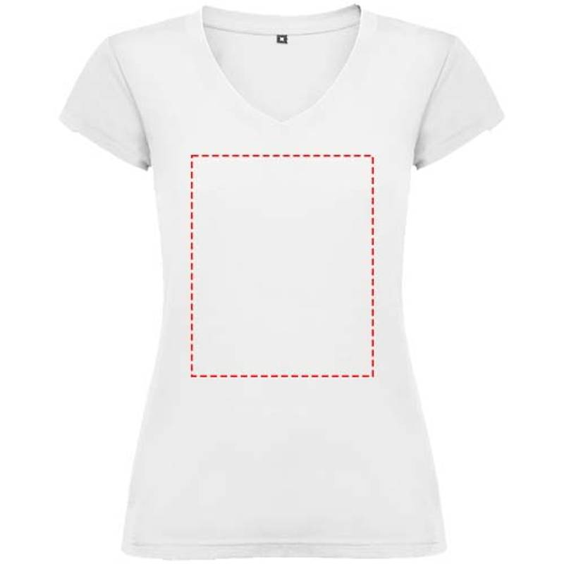 Victoria dámske tričko s krátkym rukávom a výstrihom do V, biela, S Victoria dámske tričko s krátkym rukávom a výstrihom do V, biela, S