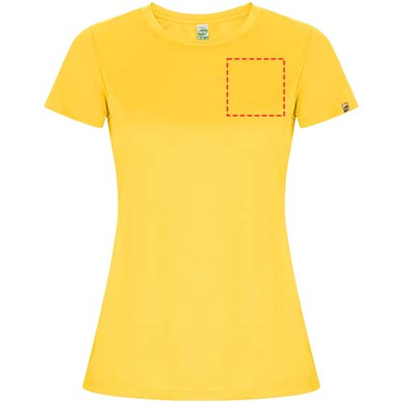 Imola dámske športové tričko s krátkym rukávom, žltá, S Imola dámske športové tričko s krátkym rukávom, žltá, S