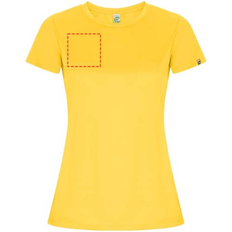 Imola dámske športové tričko s krátkym rukávom, žltá, S Imola dámske športové tričko s krátkym rukávom, žltá, S