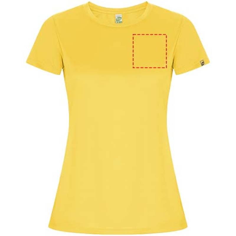 Imola dámske športové tričko s krátkym rukávom, žltá, S Imola dámske športové tričko s krátkym rukávom, žltá, S