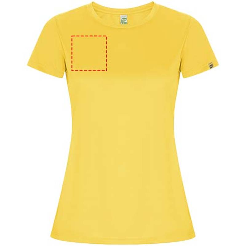 Imola dámske športové tričko s krátkym rukávom, žltá, S Imola dámske športové tričko s krátkym rukávom, žltá, S