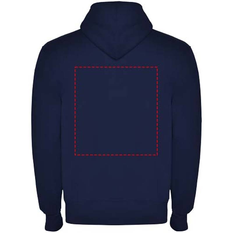 Montblanc unisex celorozopínacia mikina s kapucňou, modrá námornícka, S Montblanc unisex celorozopínacia mikina s kapucňou, modrá námornícka, S