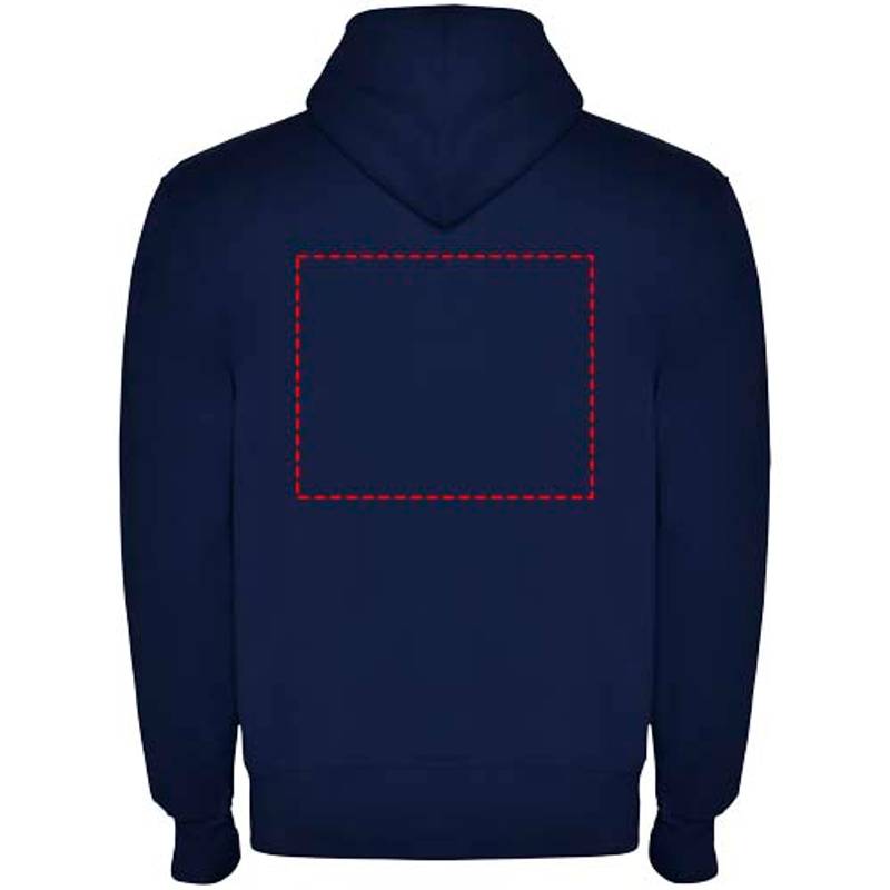 Montblanc unisex celorozopínacia mikina s kapucňou, modrá námornícka, S Montblanc unisex celorozopínacia mikina s kapucňou, modrá námornícka, S