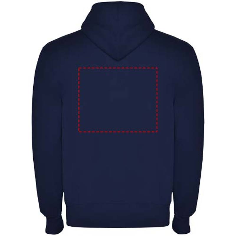 Montblanc unisex celorozopínacia mikina s kapucňou, modrá námornícka, S Montblanc unisex celorozopínacia mikina s kapucňou, modrá námornícka, S