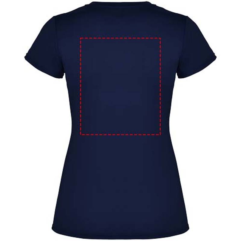 Montecarlo dámske športové tričko s krátkym rukávom, modrá námornícka, S Montecarlo dámske športové tričko s krátkym rukávom, modrá námornícka, S