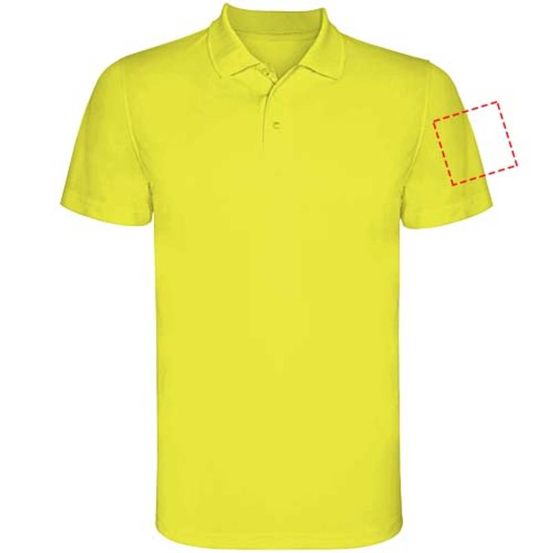 Monzha pánská sportovní polokošile s krátkým rukávem, žlutá Fluor, S Monzha pánská sportovní polokošile s krátkým rukávem, žlutá Fluor, S